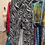 Thumbnail: Black and White Swirl Pattern Denim Jeans Sz XS