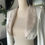 Thumbnail: Formal Cream White Cropped Open Blazer Sz S/M