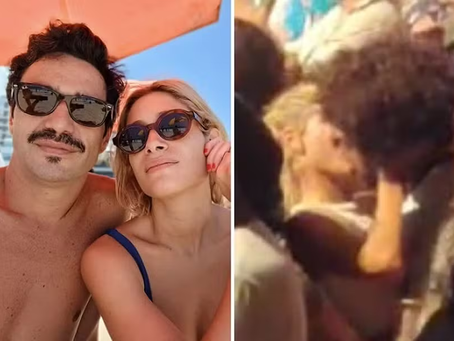 Luísa Arraes fica com Chico Chico (antes Chicão), publicamente, mesmo sendo casada com Caio Blat, e ambos normalizam situação