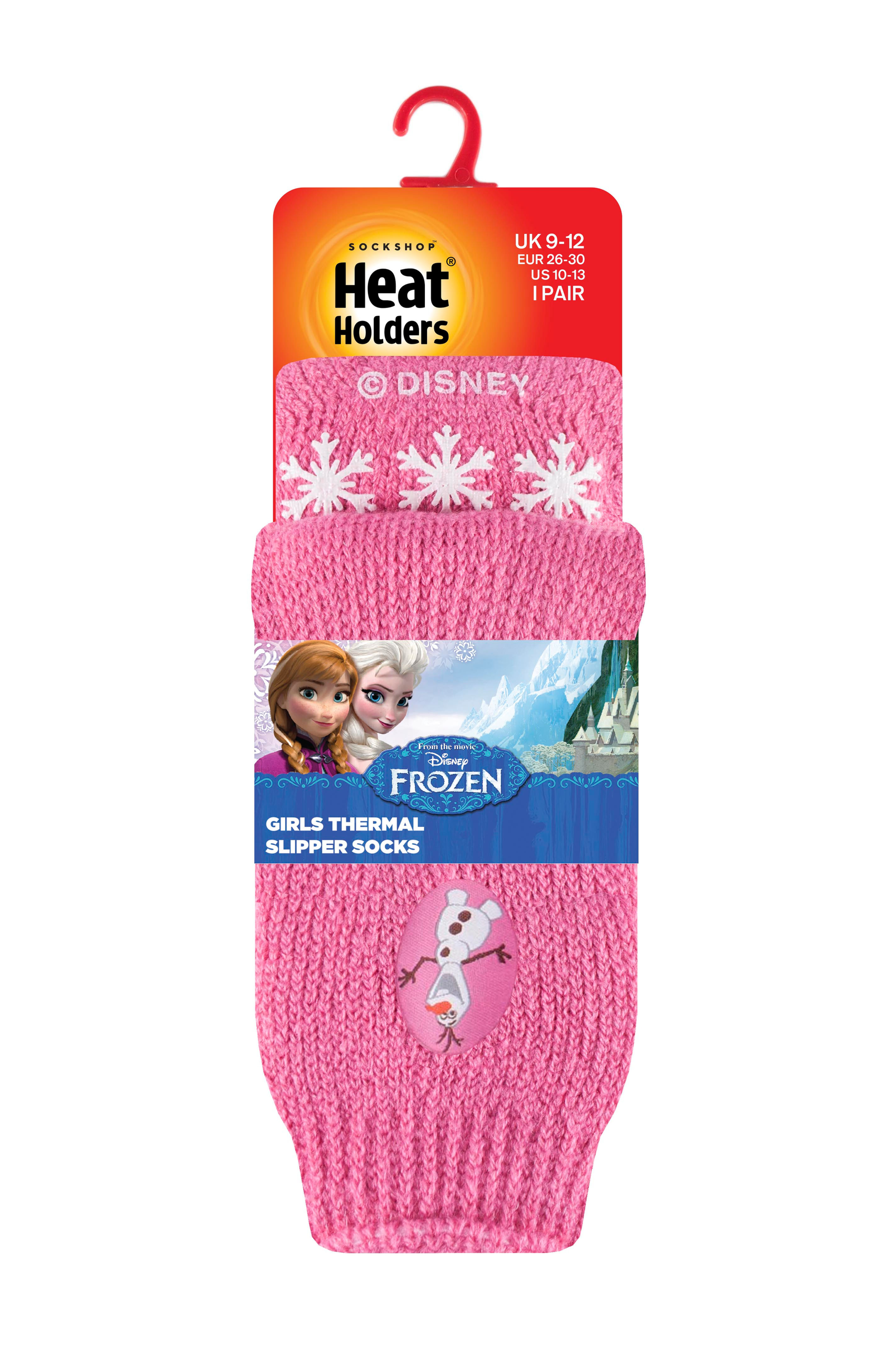 Kids Heat Holders Frozen Olaf Slipper Sock