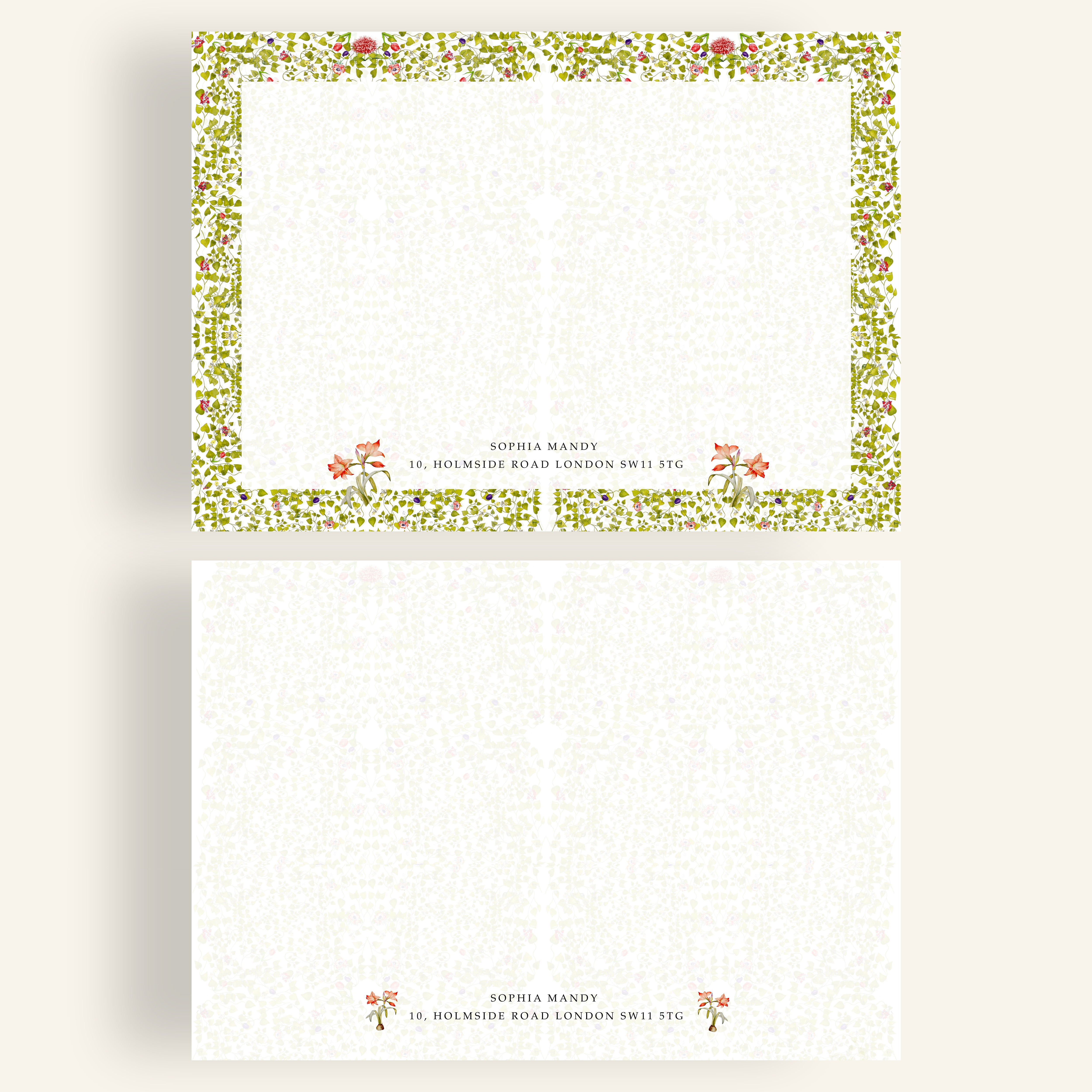 Daffodil correspondence cards
