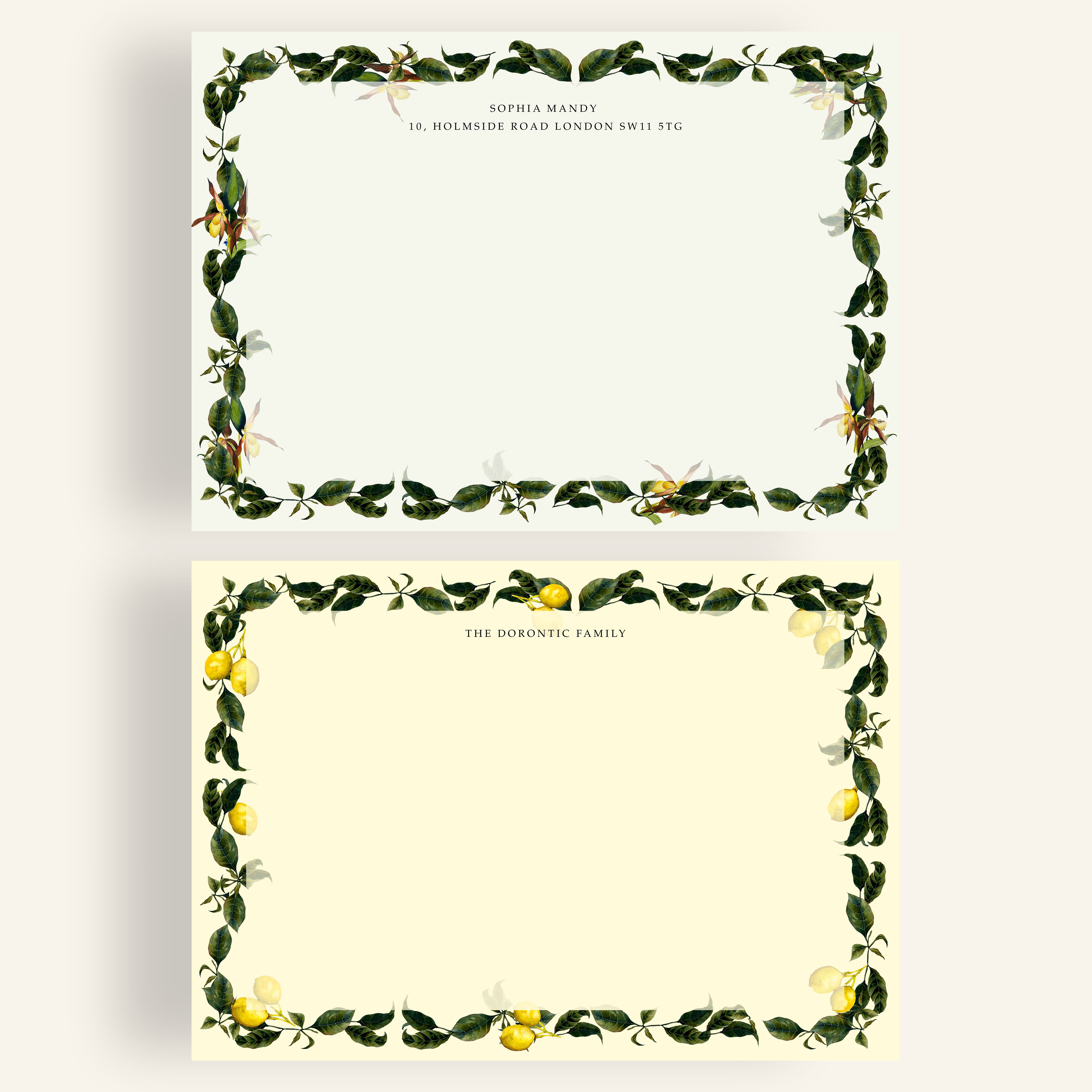 Green / Yellow cards