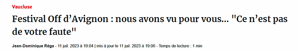 extrait de presse