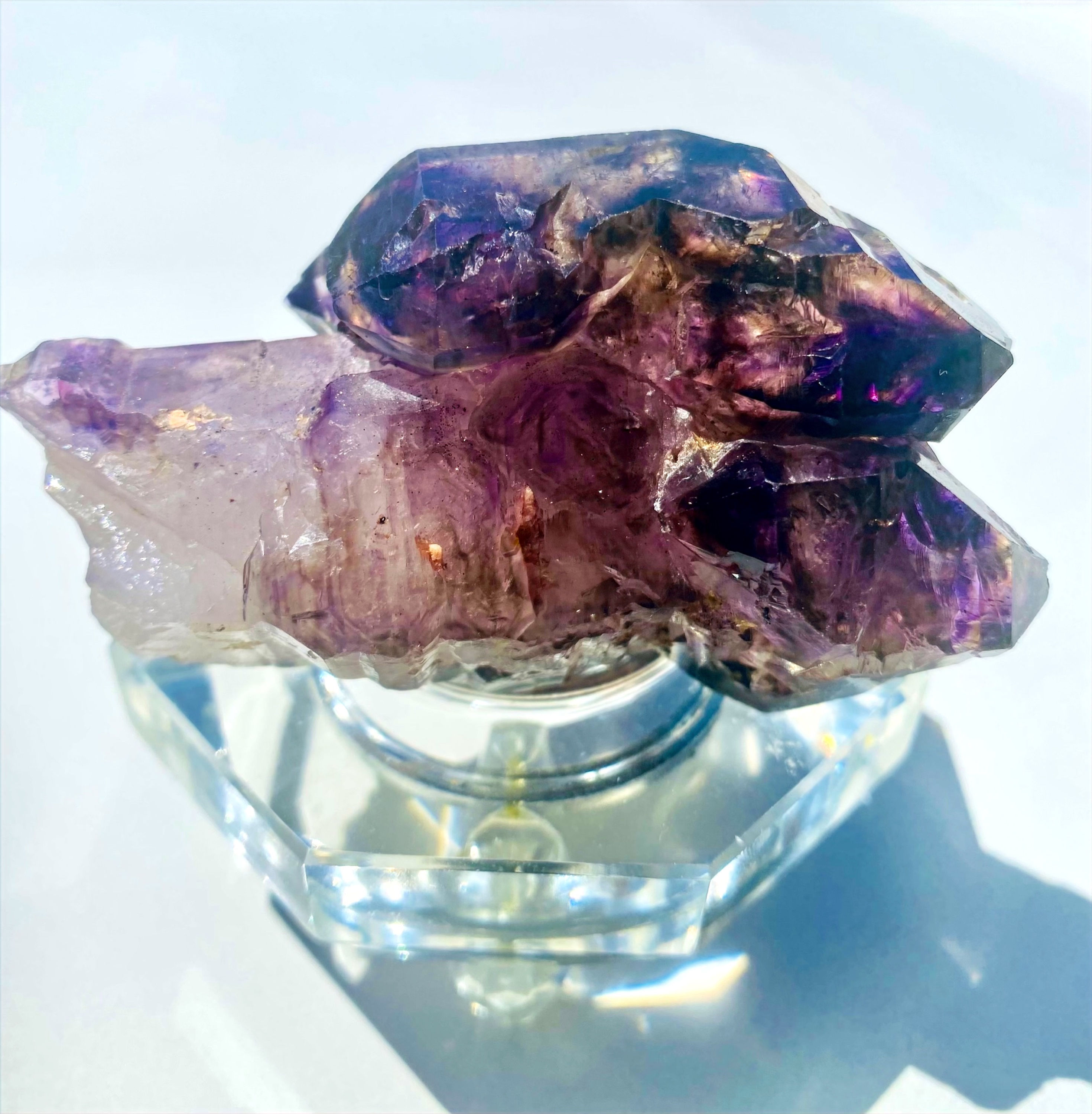 Elestial Smokey Amethyst Scepter