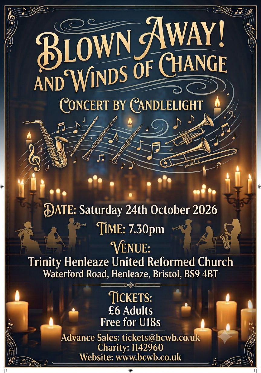 Blown Away! & Winds of Change Concert By Candlelight