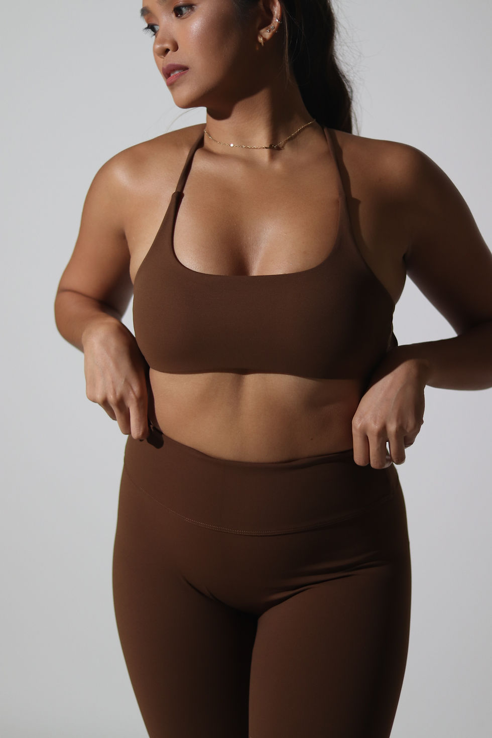 Thumbnail: Lucy Strappy Bra – Buttery Feel, Criss‑Cross Straps, Removable Pads