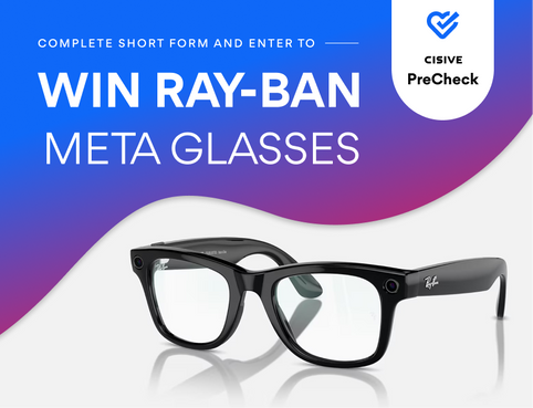 PreCheck Prize Sign Ray-Ban