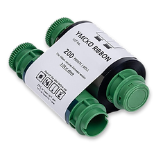 Pointman YMCKO Full-color ribbon with resin black and clear overlay panel