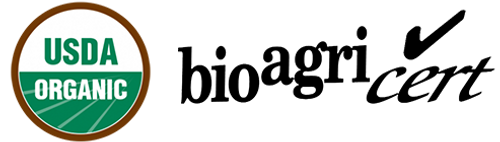 Selo de Certificação USDA Organic, selo mais importante dos ESTADOS UNIDOS para produtos orgânicos.