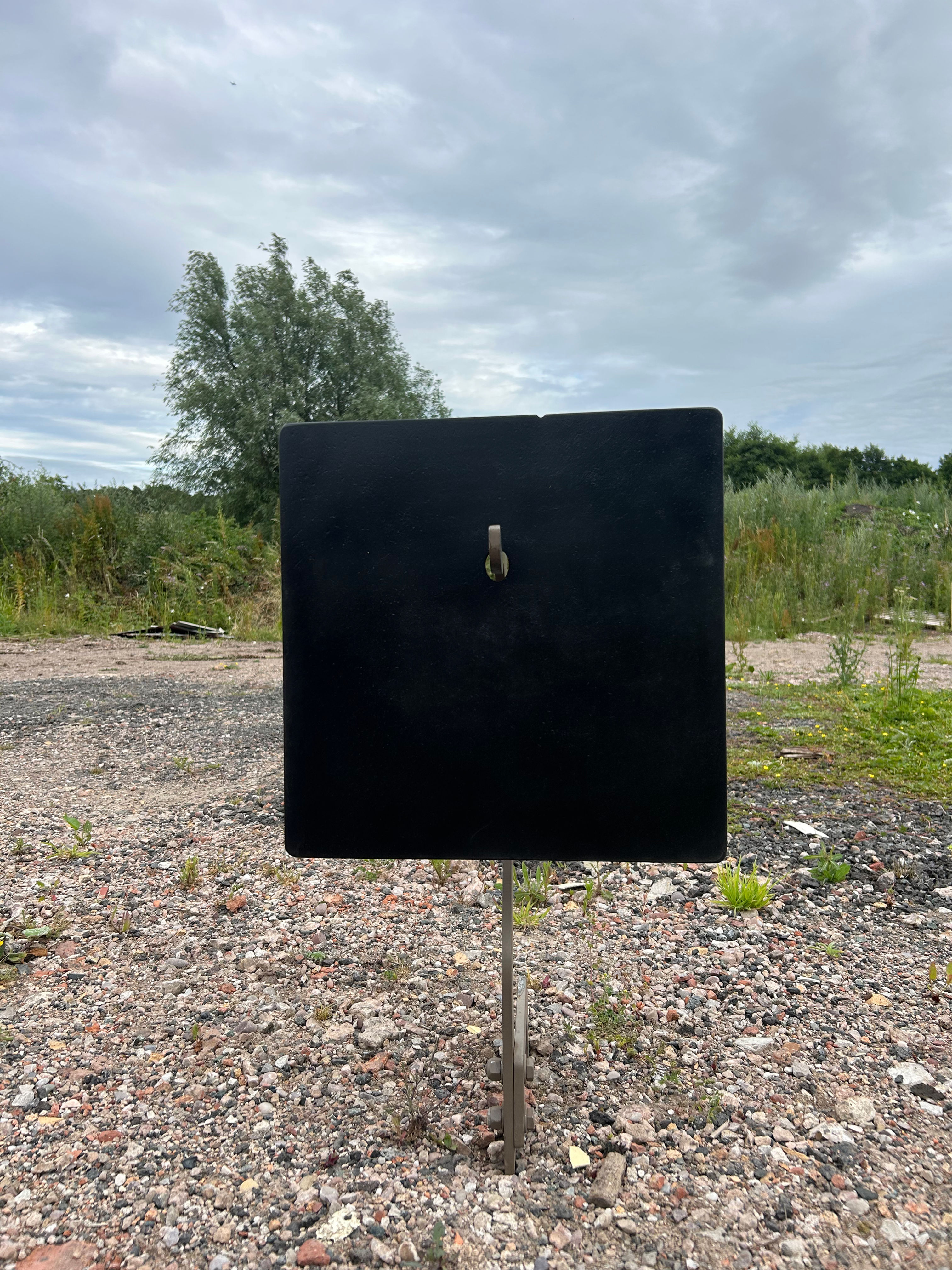 400mm Square Gong & Stake Kit AR500