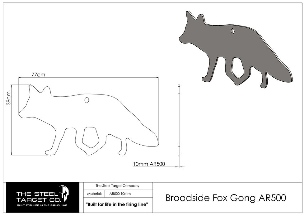 Thumbnail: Broadside Fox Gong AR500