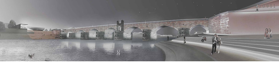 Römerbrücke Wettbewerb I HILLINGER ARCHITEKTEN