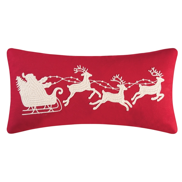 Thumbnail: Flying Sleigh Pillow