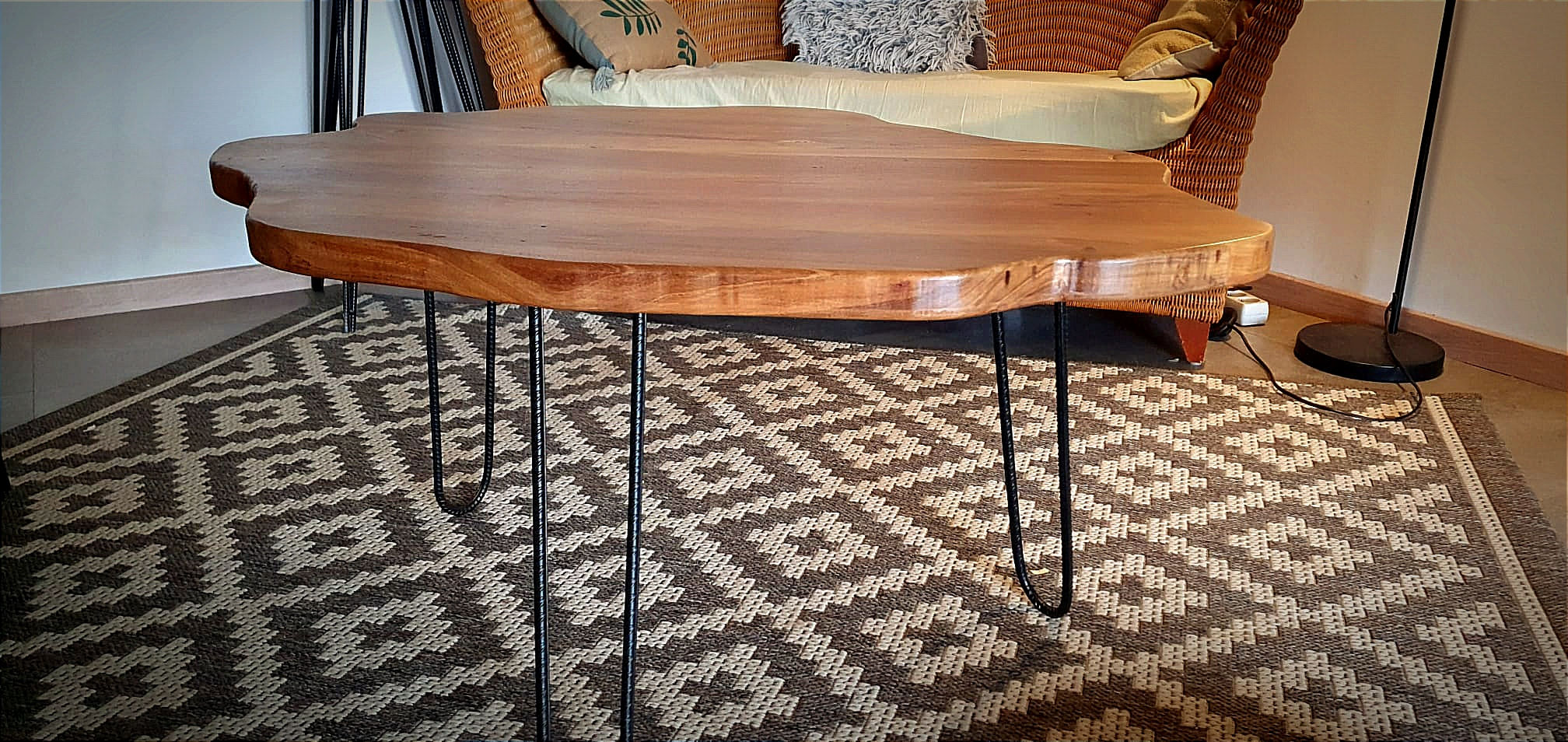 Table basse île de la Réunion enTamarin