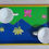 Thumbnail: Lotus Stem hand painted serving tray