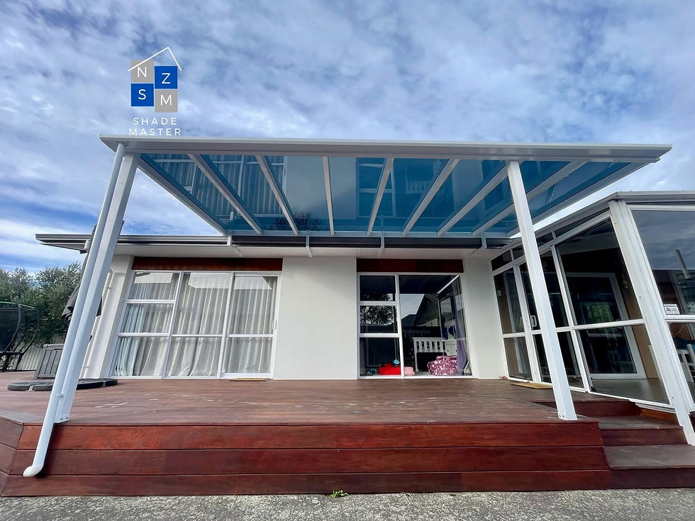 Custom Luxe Pergola installed at Redwood Christchurch