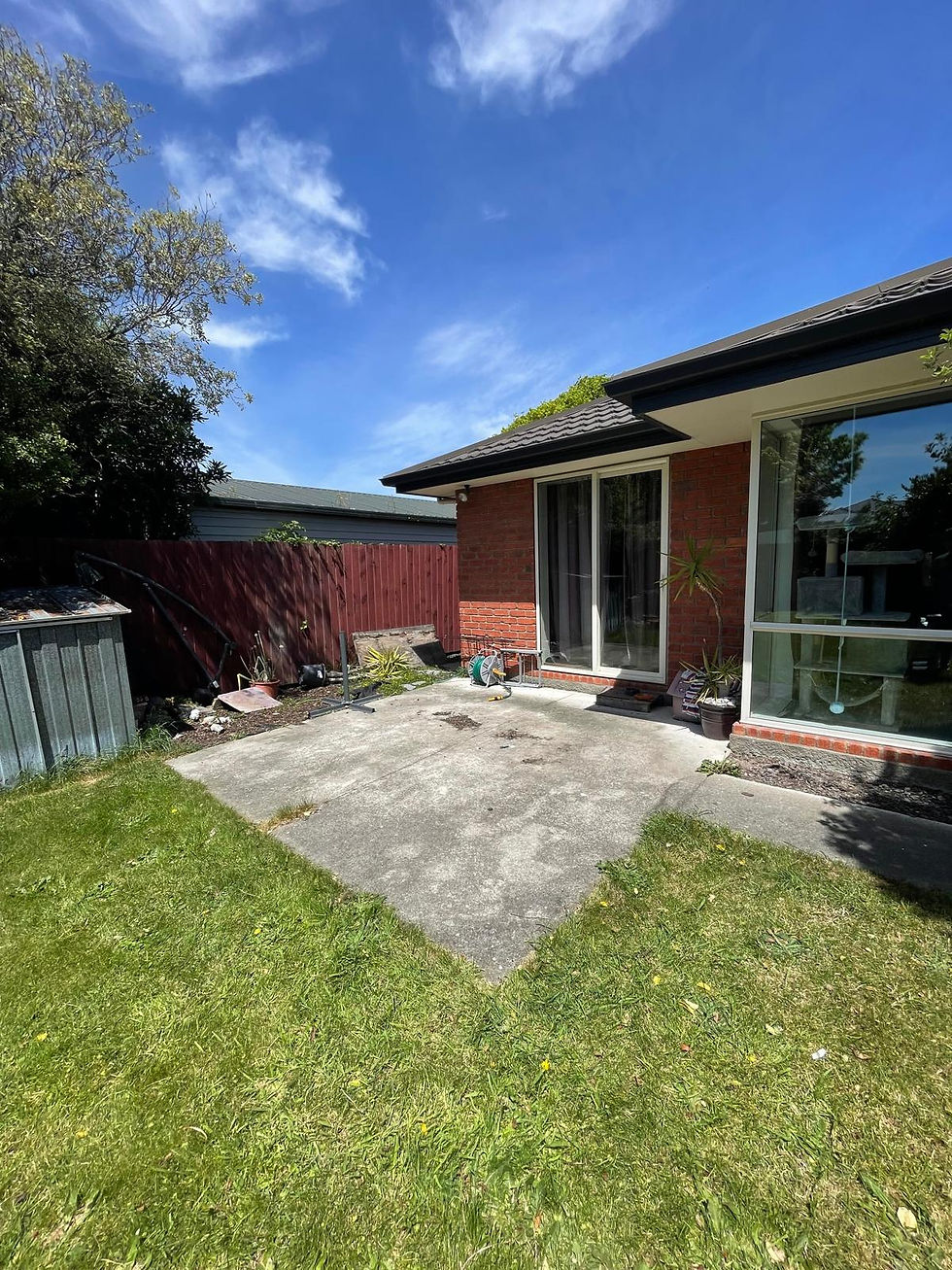 nzshademaster pergola before install Hei Hei - Christchurch