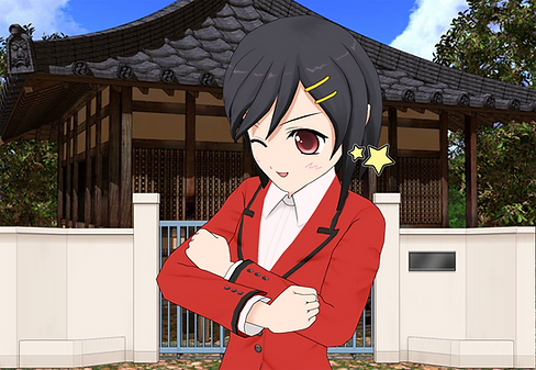 Anime Girl Winking