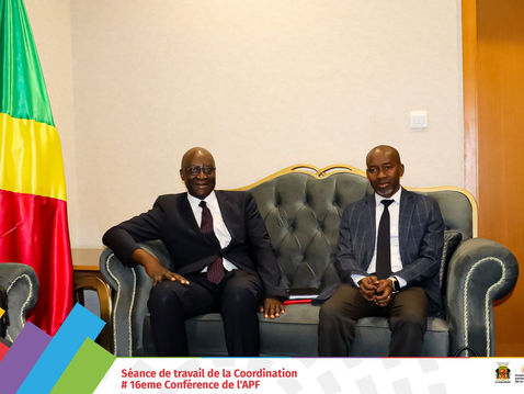 Séance de travail de la Coordination, ce 12 avril 2025 à Brazzaville