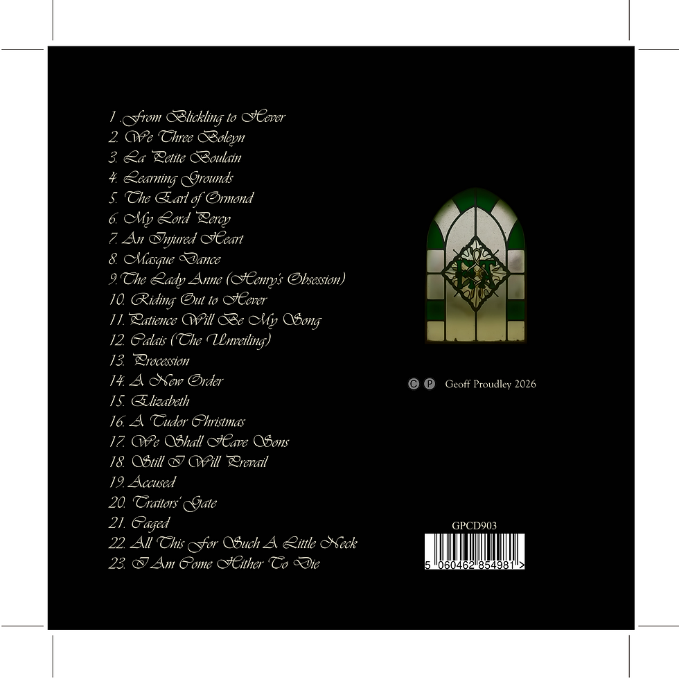 Thumbnail: Notes From Anne Boleyn CD - Pre Order