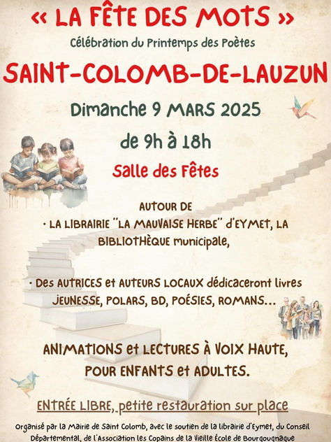 "La fête des mots" St Colomb de Lauzun (47)