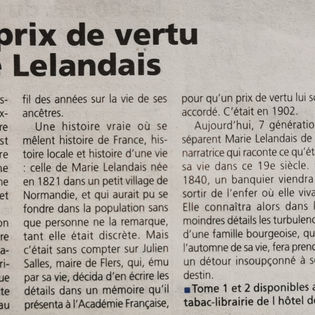 Quand il est question de Marie dans la presse !