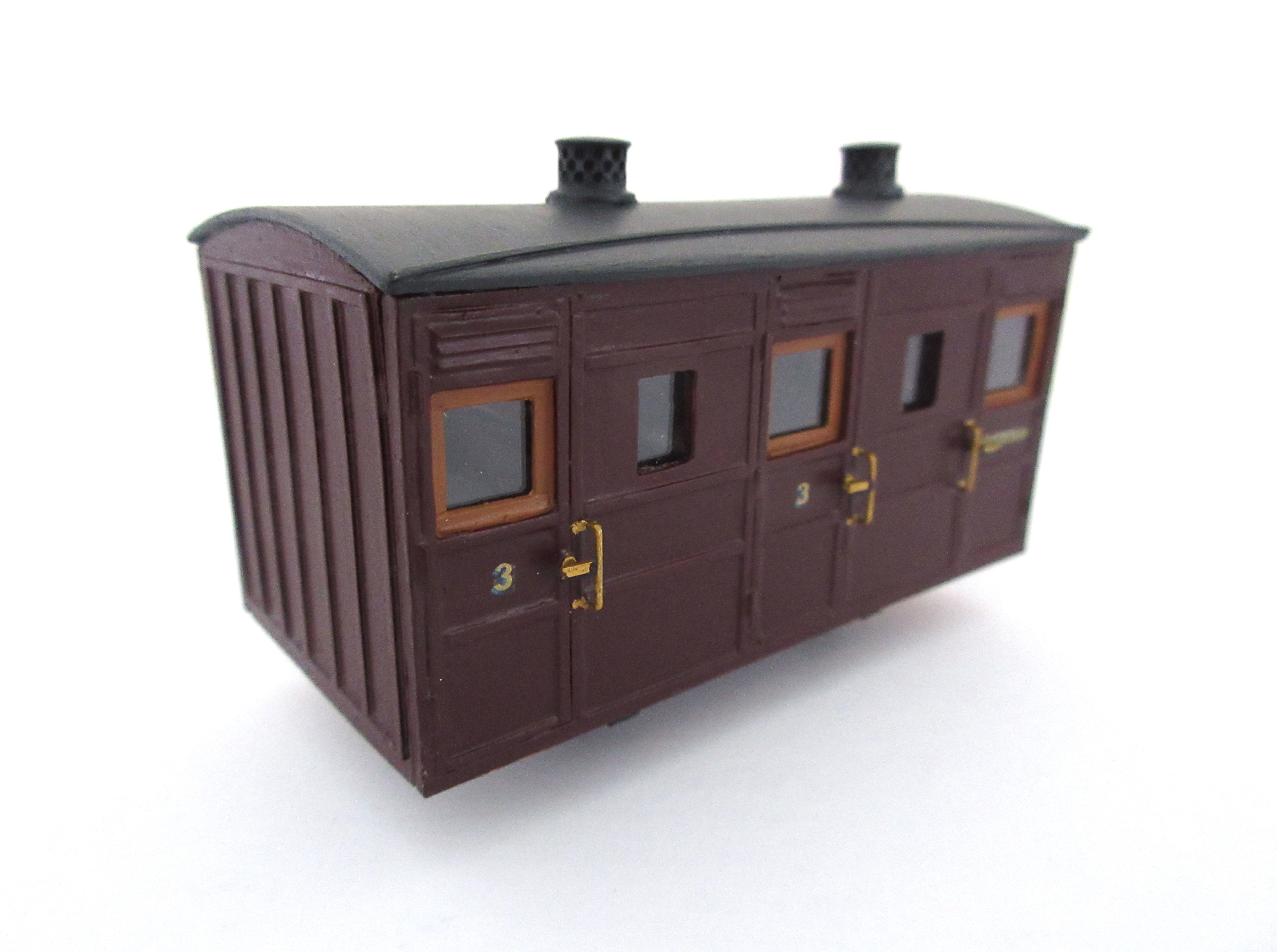 Ffestiniog & Blaenau Railway 4- wheel coach 3rd Class (PW133)