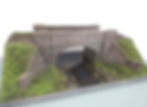 BK25 Stone River Bridge Kit with new wing walls.