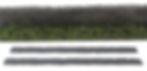Riven stone / slate wall capping.