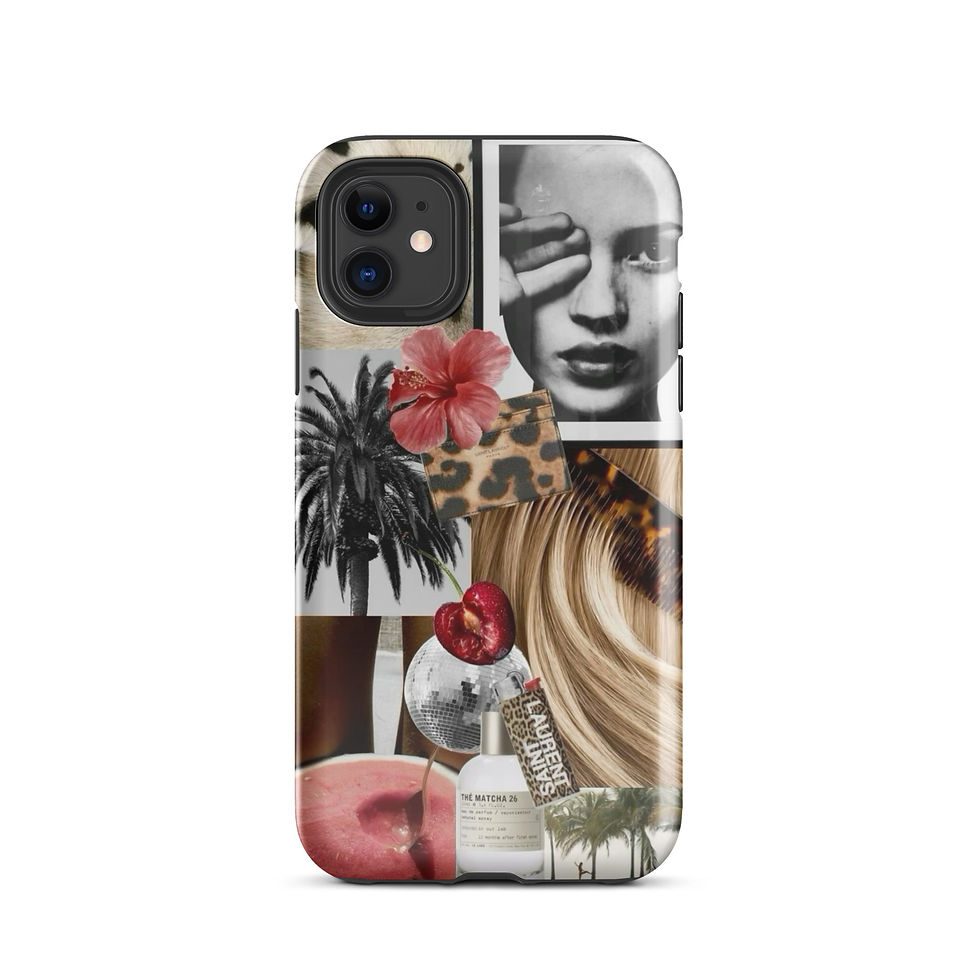 Cherry š Girl Collage | Tough Case for iPhoneĀ®