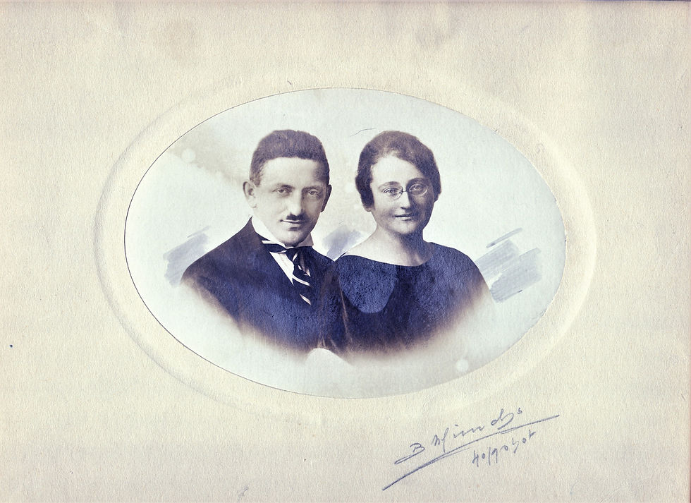 1920 Emil & Bertha Engagement Picture