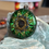 Thumbnail: Labradorite Sacred Geometry Orgonite Pendant, EMF Protection, Energy Amplifier