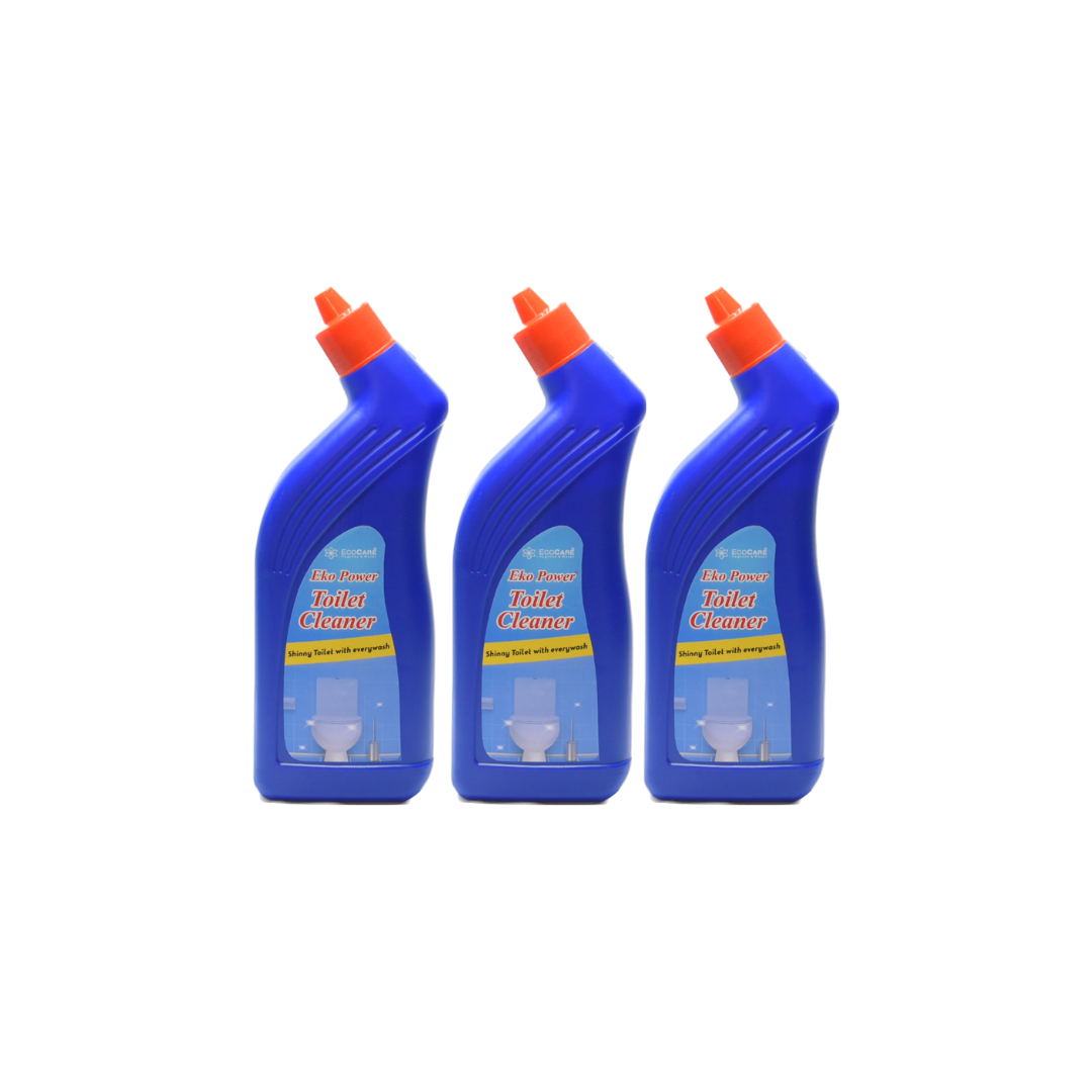 Eko Power® ToiletBowl Cleaner 500ml Pack of 3 Bottles