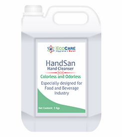 Hand soap with colour and fragrance for food industries