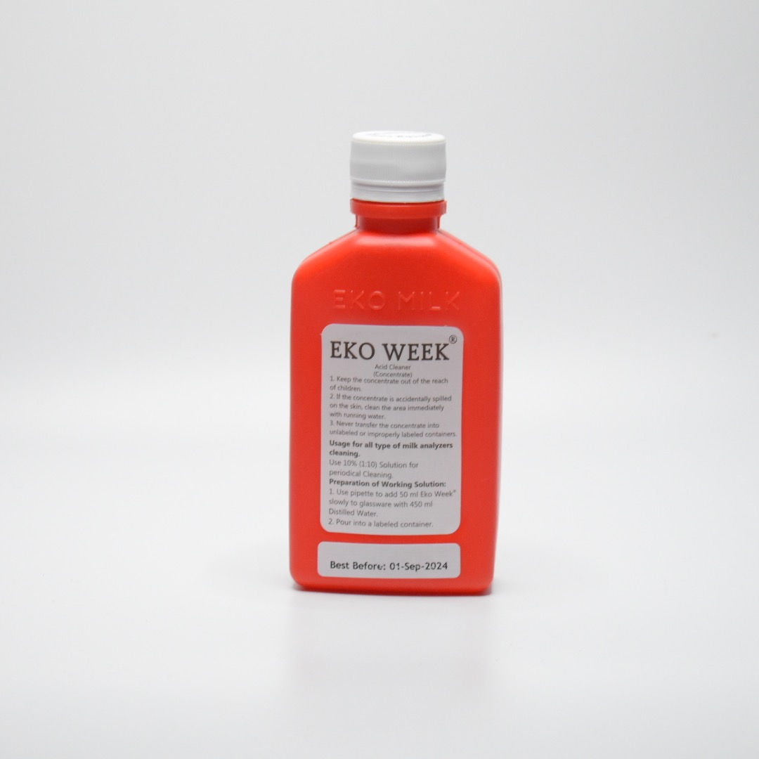 Eko Week® Milk Analyser Cleaner 200ml | Safe on Copper