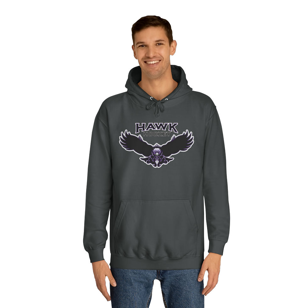 Thumbnail: HAWK HOCKEY Unisex College Hoodie