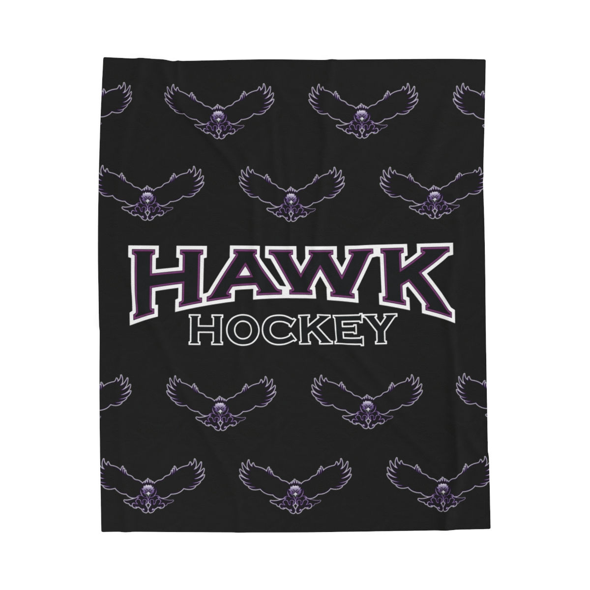 HAWK Hockey Velveteen Plush Blanket