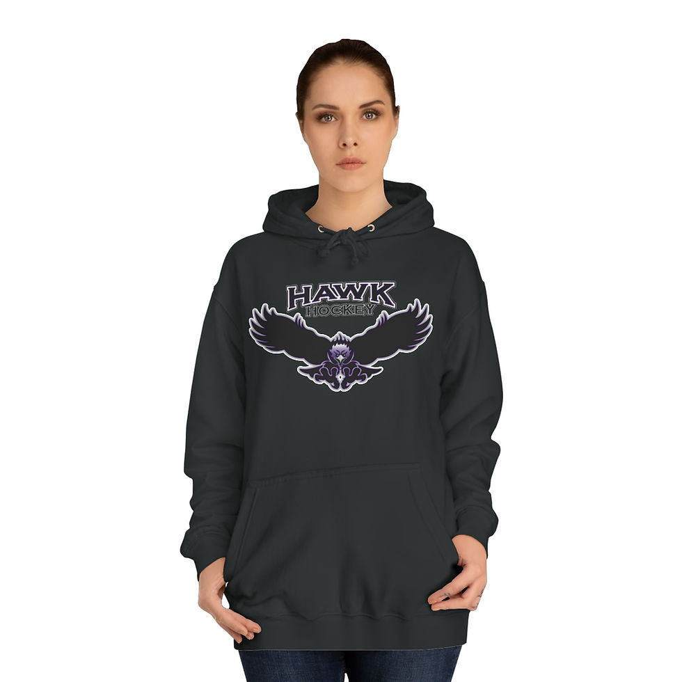 Thumbnail: HAWK HOCKEY Unisex College Hoodie