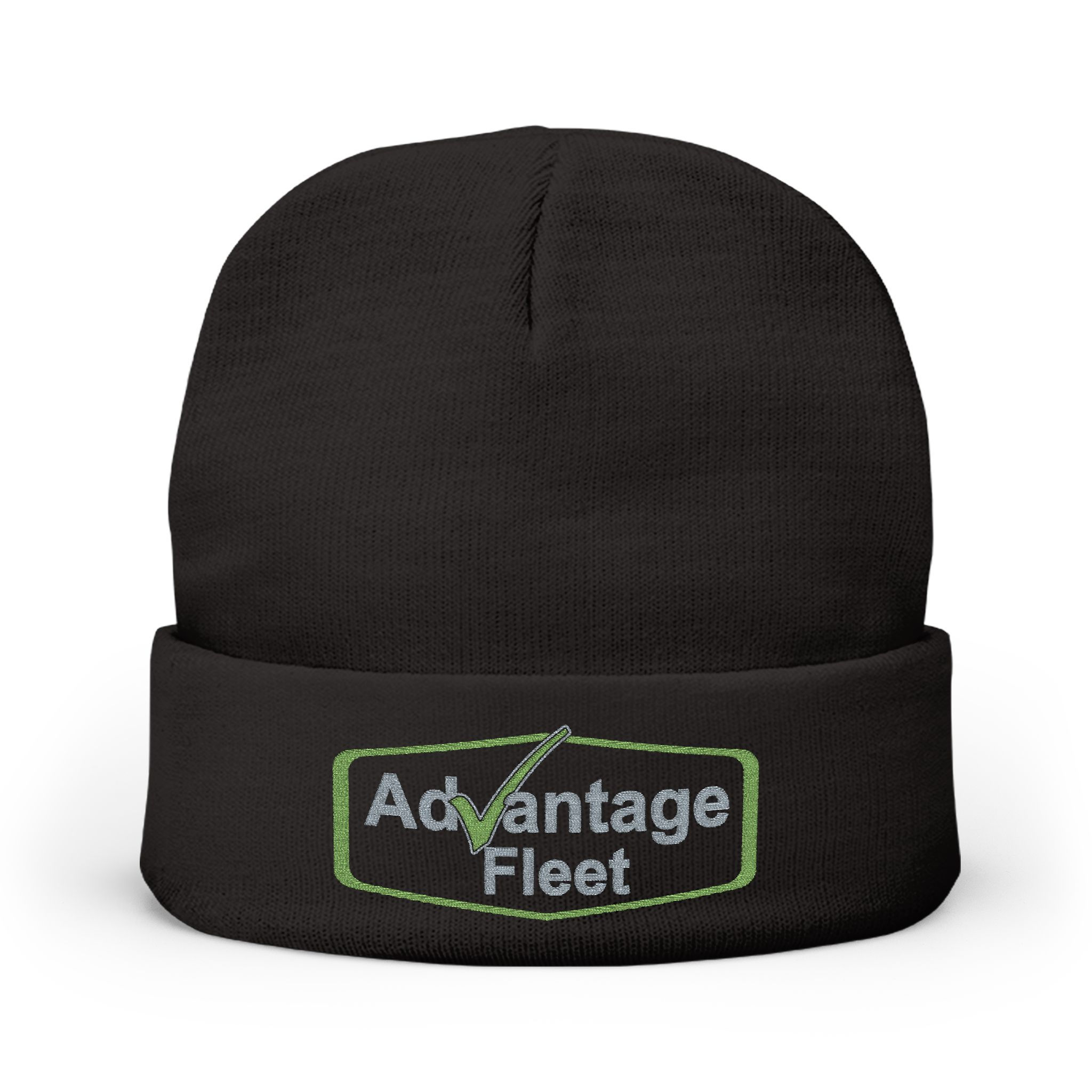 Embroidered 'As Advantage I Trust' Knit Beanie