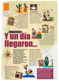 Y un día llegaron..., Revista Billiken.