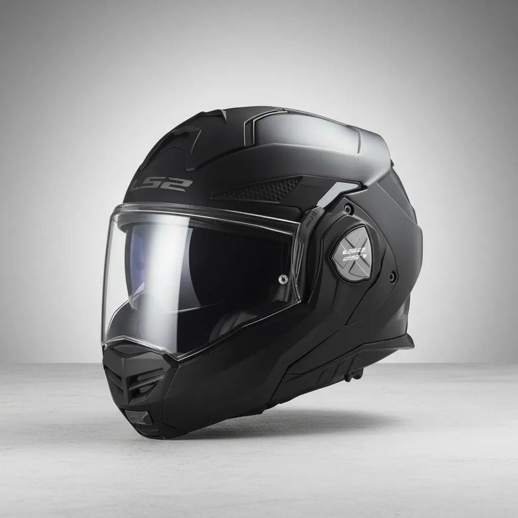 Casco Rebatible Ls2 Ff901 Advant X Solid Matt Negro