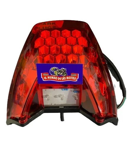 Farol Trasero Led Yumbo Gs2 Rojo - El Mundo De Las Motos