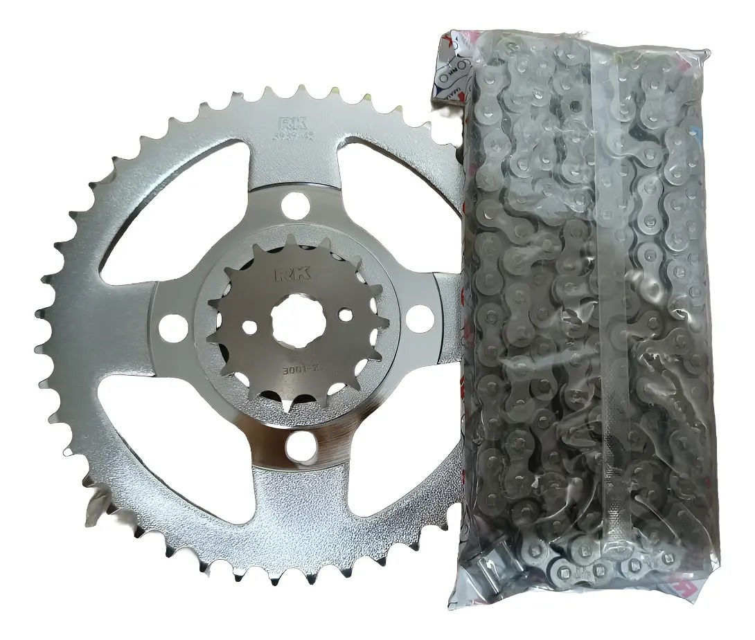 Kit De Transmisión Dakar 125 200 Rk Japon 15 / 45 / 136