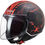 Miniatura: Casco Abierto Ls2 Of558 Sphere Ii Snake Rojo, Negro Mate