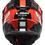 Miniatura: Casco Ls2 Para Cross Mx437 Fast Evo Strike Blanco Y Rojo