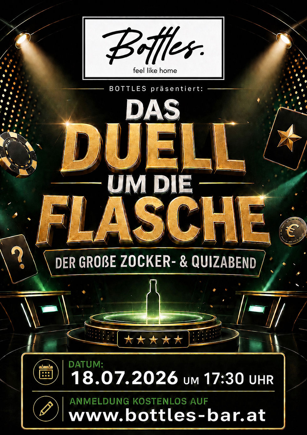 DAS DUELL UM DIE FLASCHE