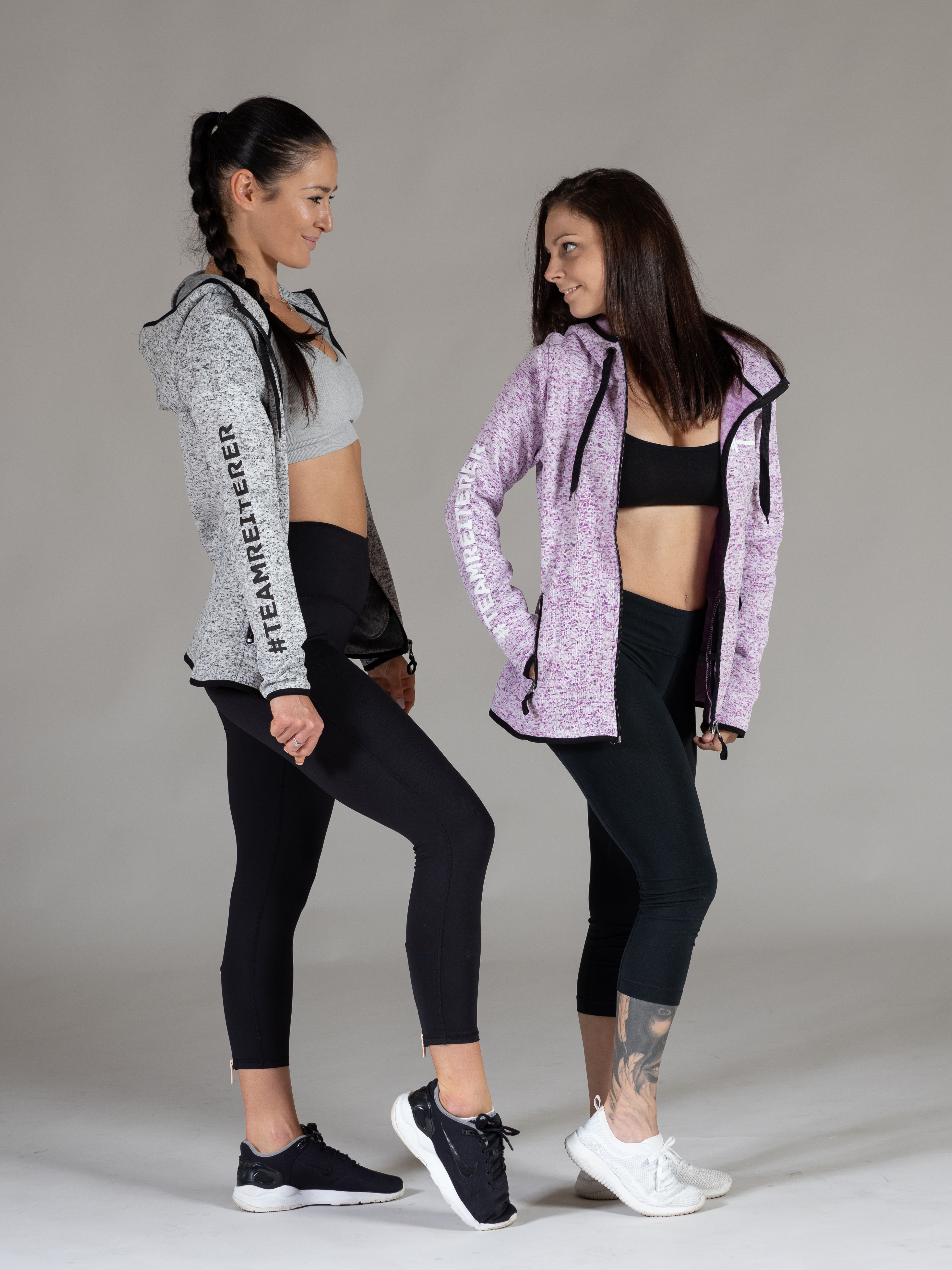 Női kapucnis polár dzseki