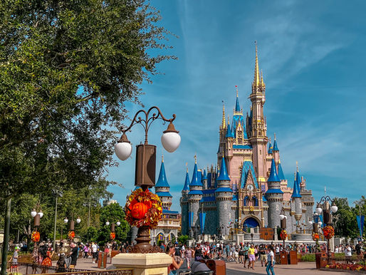 Cinderella Castle at Magic Kingdom on a hot day at Walt Disney World