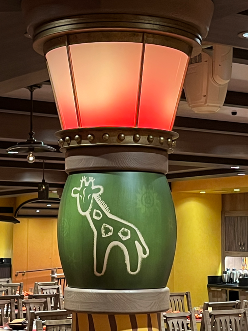 Africa Inspired Pride Lands Feast of the Lion King rotational dining on Disney Destiny Ship