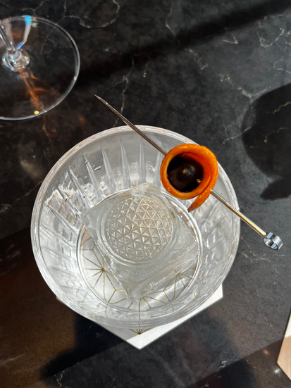 Cocktail at Geo-82 Lounge at Walt Disney World